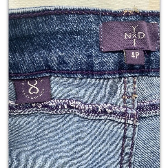 NYDJ Women Petite Blue Jeans Size 4P Cotton Lift Tuck Technology skinny Legging - Picture 11 of 11